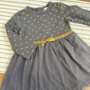 Carter's 12M Baby Girl Long Sleeve Dress (New)